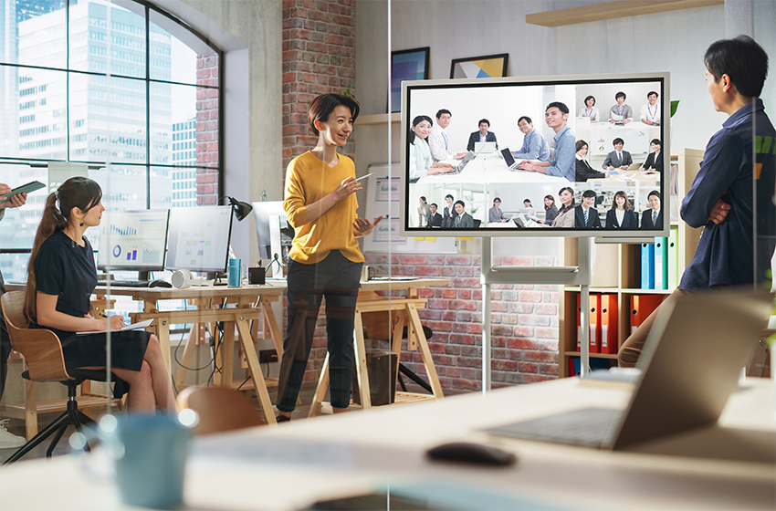 WEB会議で支店間を空間共有するメリットや効果