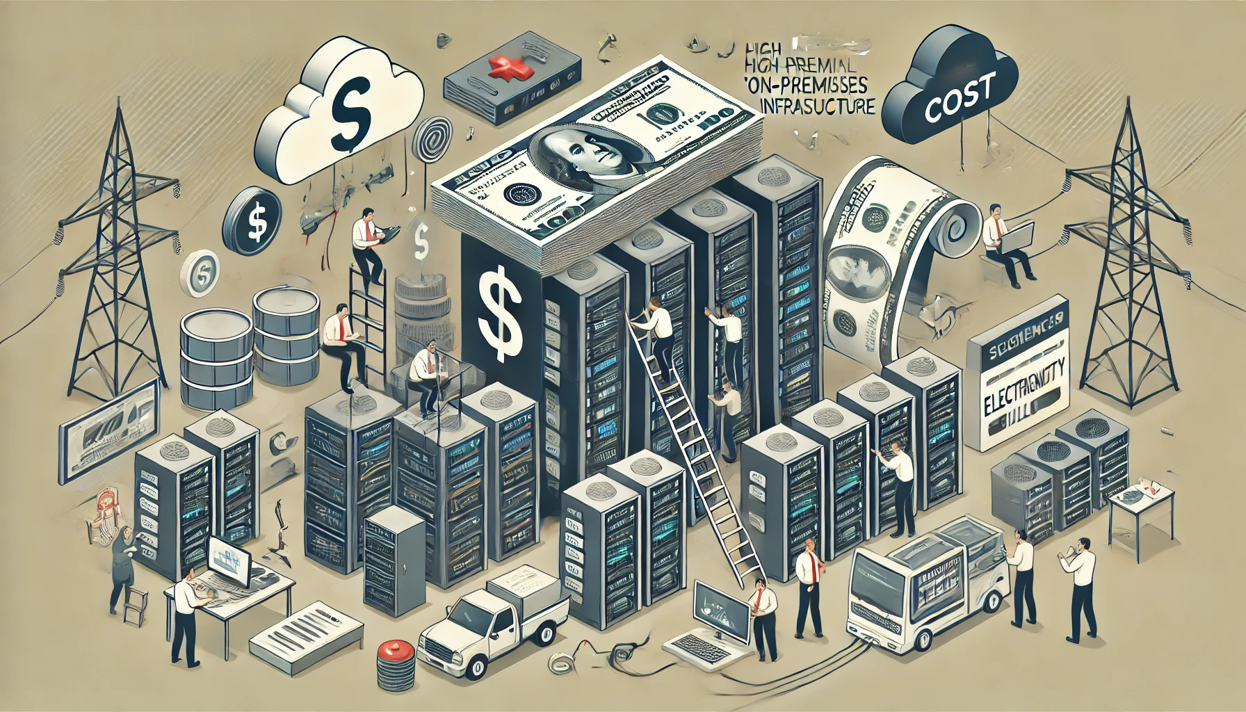 オンプレミスサーバー導入の真実：価格、コスト効率、運用の実態