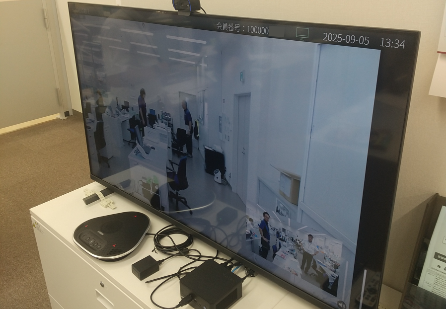 執務室に設置したお隣オフィス