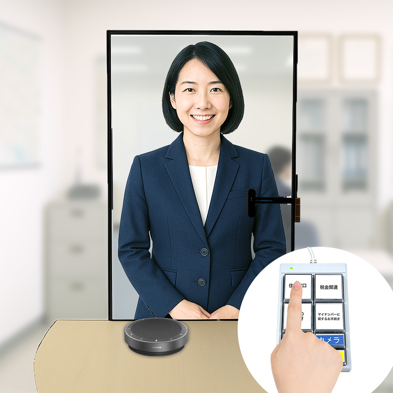 自治体の防災・窓口・地域福祉を、安心してつなぐ閉域網・LGWANで運用できる
“官公庁・自治体向け”
リモートコミュニケーション