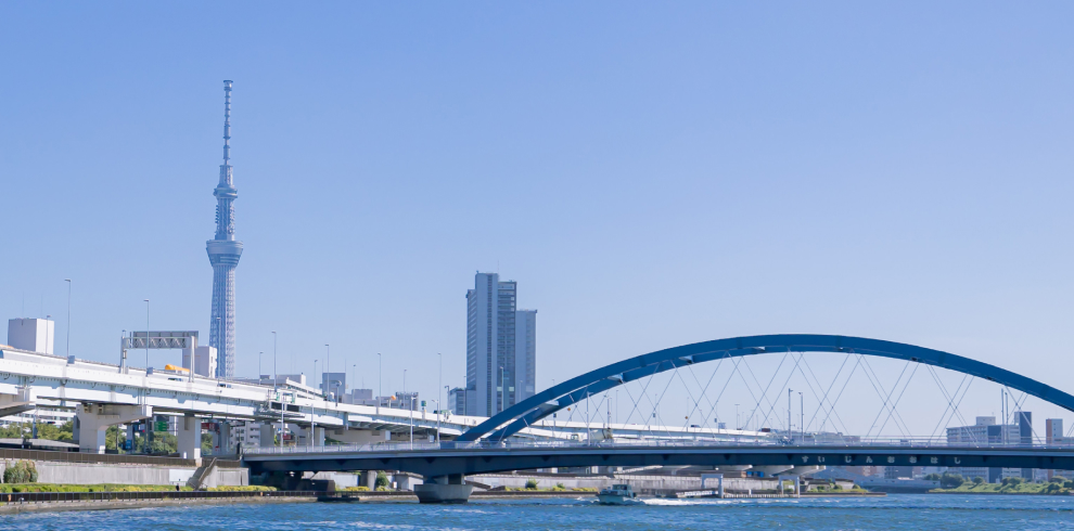 隅田川とスカイツリー