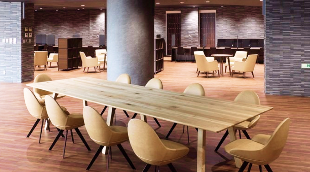 寝屋川市サービスゲートの休憩スペース